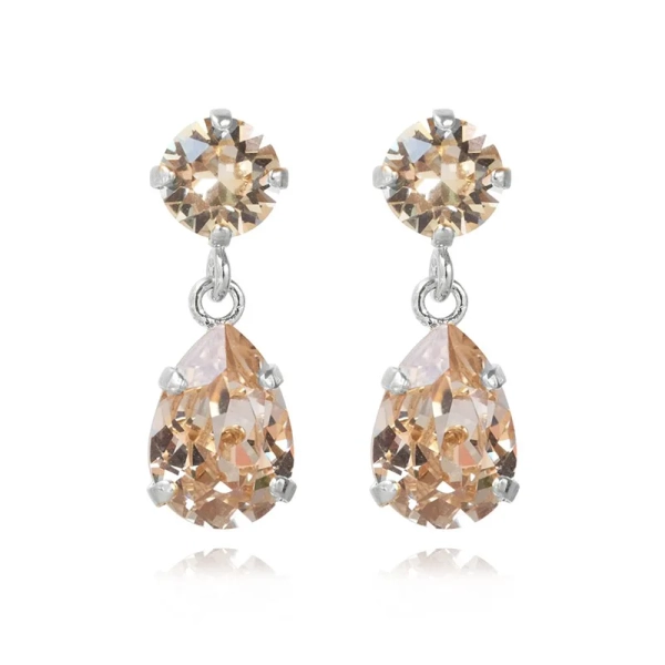 Mini Drop Earrings Rhodium Silk - Caroline Svedbom - Nopea toimitus ja lahjapakkaus - Nordic Spectra