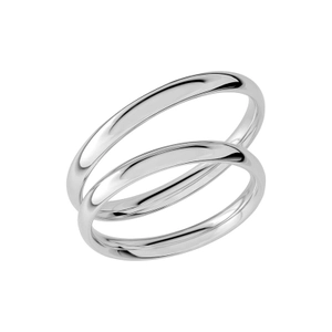 SR1009-2.5 Platina - Vigsel- & förlovningsringar - Schalins - Fri storleksändring* - Nordic Spectra