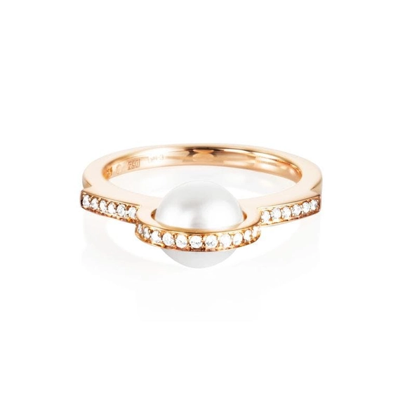 Day Pearl & Stars Ring Gold - Efva Attling - Suuri valikoima & ilmainen lahjapaketointi - Nordicspectra.fi