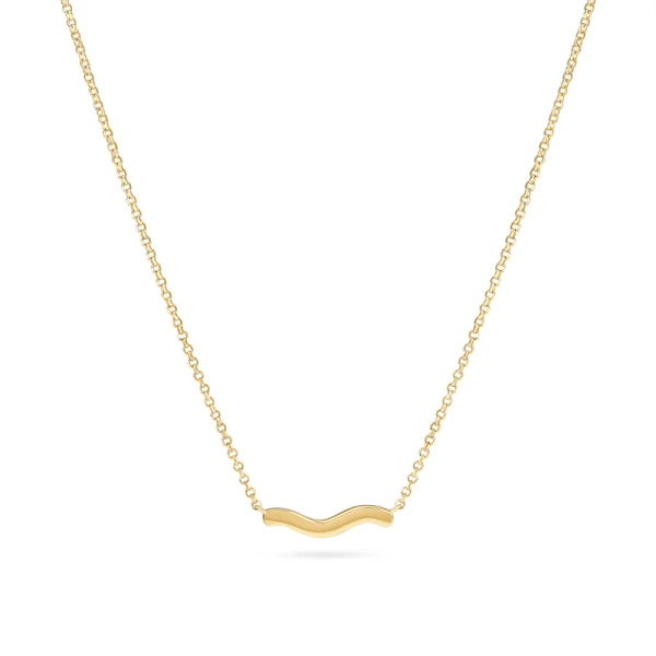 Ellera Waves Pianura Halskette Gold von Sif Jakobs