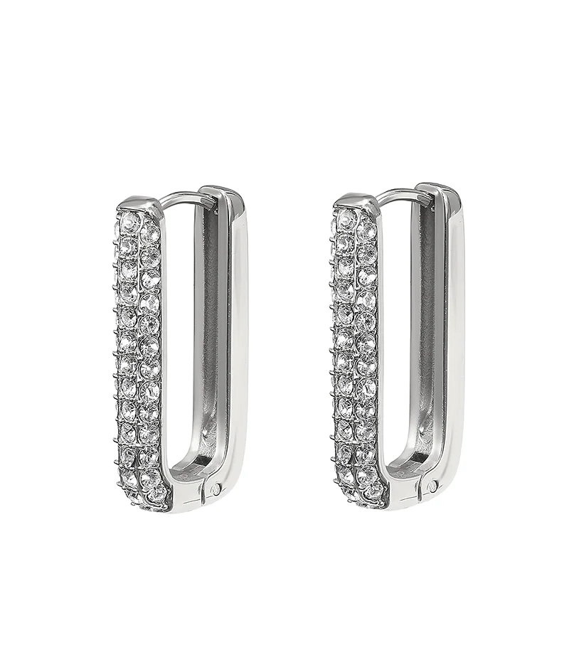 Astrid & Agnes - SELENA Örhängen Stål