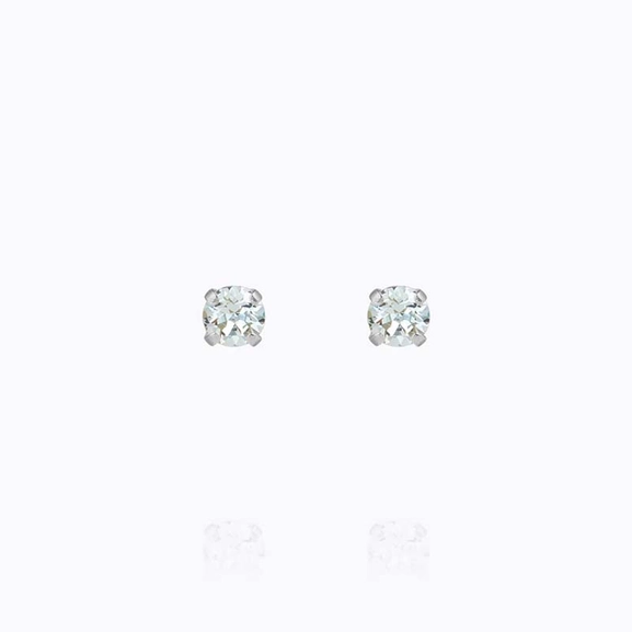 Mini Stud Earrings Rhodium Light Azore - Caroline Svedbom - Snabb frakt & paketinslagning - Nordicspectra.se