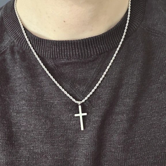 TERRY CROSS Halsband Stål - AROCK - Trendiga herrsmycken - Nordic Spectra