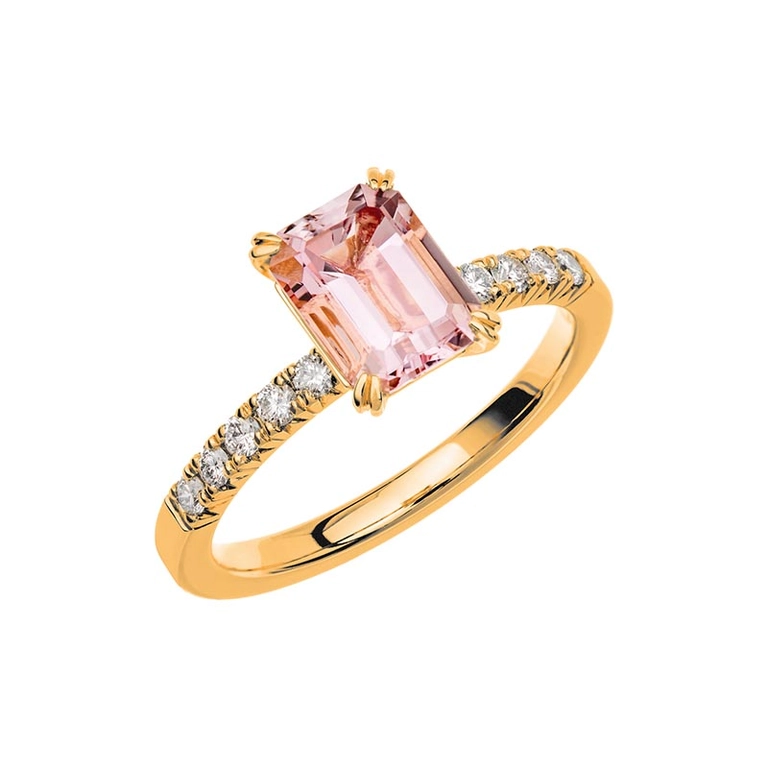 Schalins Fairytale 2 18K Morganit 1.4 ct Guld  - Nordicspectra.se