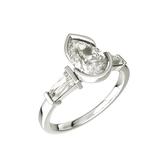 Eloge 1.20 White Gold - Wedding & engagement rings - Schalins - Scandinavian design - Nordic Spectra
