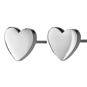 Pure Heart Studs Steel - Edblad - Snabb frakt & paketinslagning - Nordicspectra.se