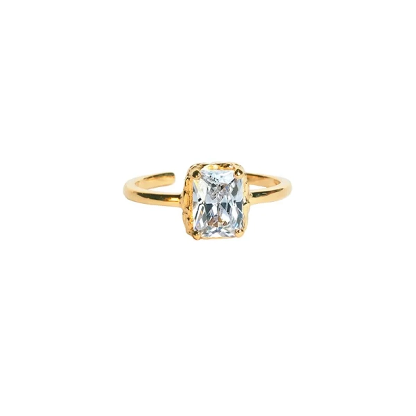 Queen Ring S Weißgold – eleganter Ring aus Weißgold mit Zirkonia
