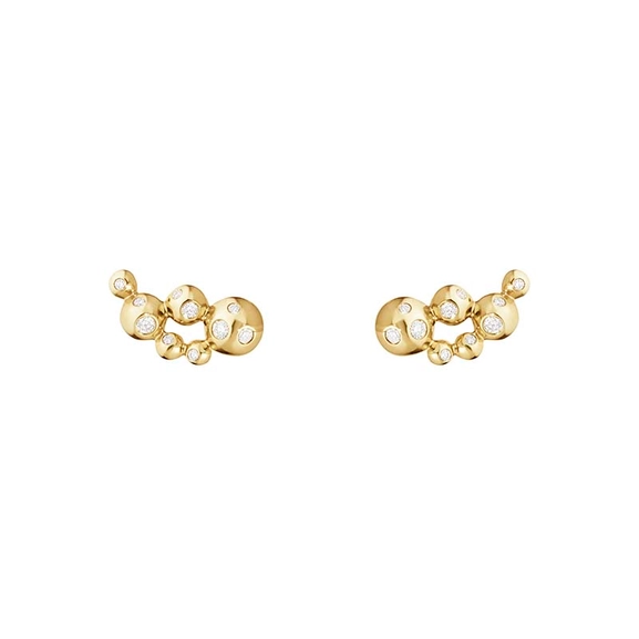 Moonlight Grapes Ear Cuff Gold mitt Diamanten von Georg Jensen, Schneller Versand - Nordicspectra.de