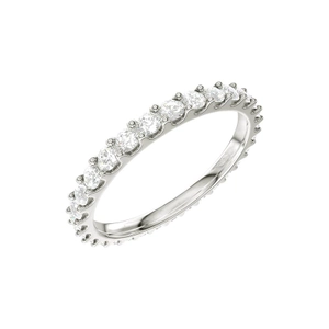 Eterna 04 White Gold - Wedding & engagement rings - Schalins - Scandinavian design - Nordic Spectra