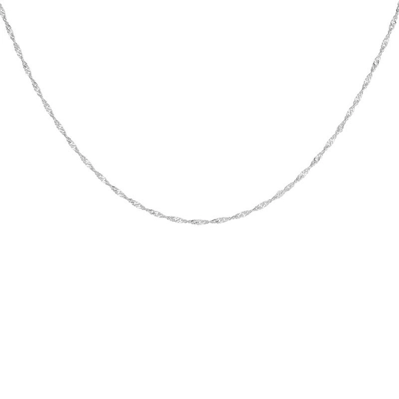 Letters Singapore Neck Silver -CU Jewellery - Snabb frakt & paketinslagning - Nordicspectra.se