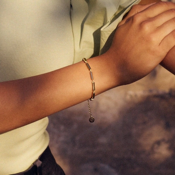 Bar Bracelet Multi Gold - Edblad - Snabb frakt & paketinslagning - Nordicspectra.se