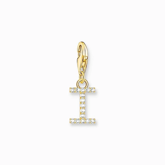 Buchstabe I Gold Steinanhänger - Thomas Sabo - Nordic Spectra