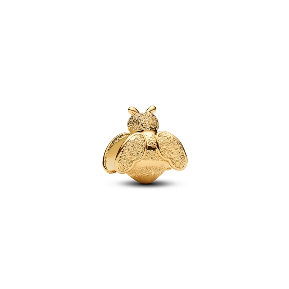 Die bezaubernden goldenen Mini-Charms von Pandora Moments fangen die Wunder der Natur mit diamantbesetzter Textur ein