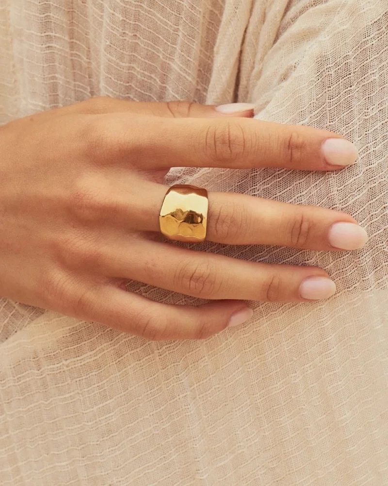 Fairfax Ring Gold - Edblad - Snabb frakt & paketinslagning - Nordic Spectra