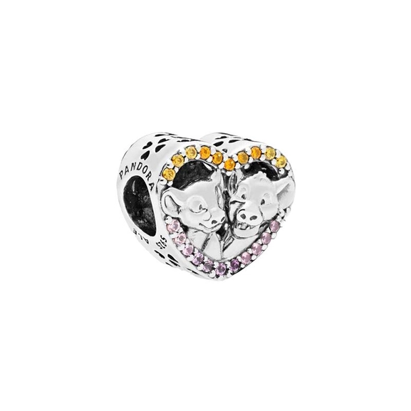 Disney Der König der Löwen Simba und Nala Herz Charm von PANDORA, Schneller Versand - Nordicspectra.de