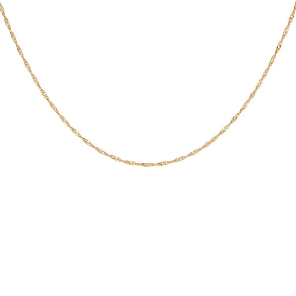 Letters Singapore Necklace Gold -CU Jewellery - Snabb frakt & paketinslagning - Nordicspectra.se