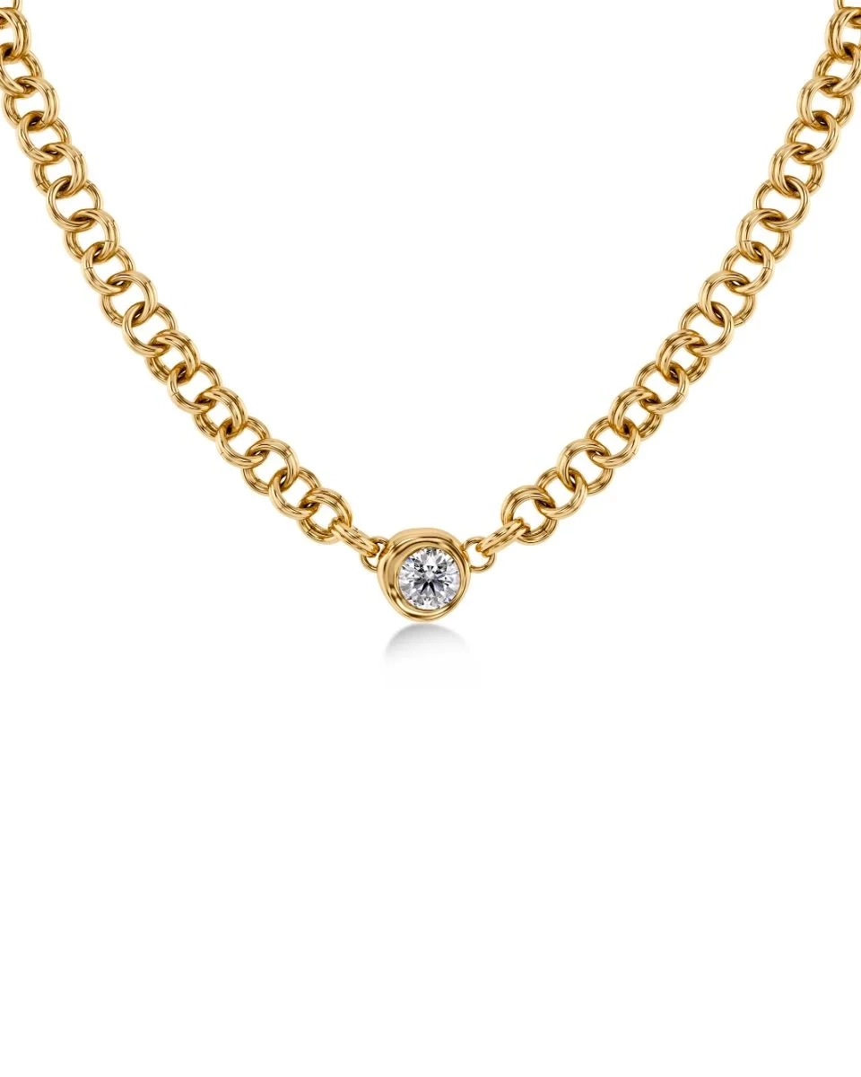 Edblad - Ocean Gem Necklace L Gold