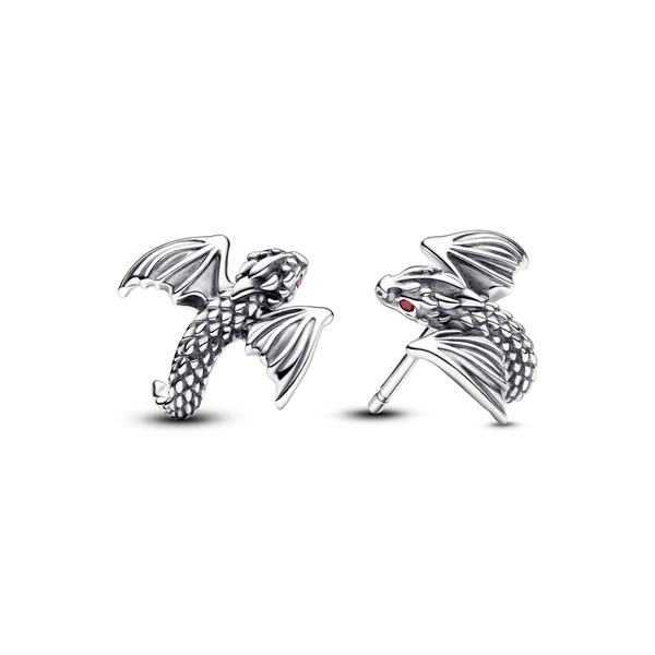 Game of Thrones Gekrümmter Drache Ohrstecker - PANDORA - Nordic Spectra