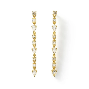 Pam Long Earrings Gold - Syster P - Beliebter Schmuck für alle Gelegenheiten