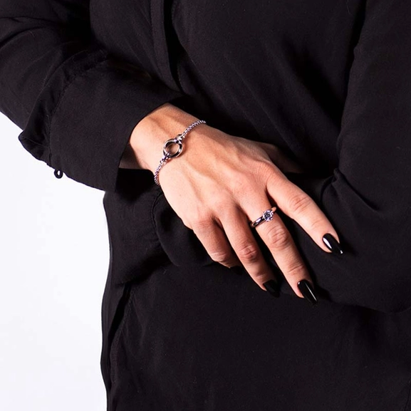 CAROLIN Armband Stål - Astrid & Agnes - Snabb frakt & paketinslagning - Nordicspectra.se
