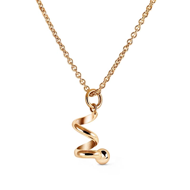 Spin On Halsband Litet Guld - Snabb frakt & fri paketinslagning - Nordicspectra.se