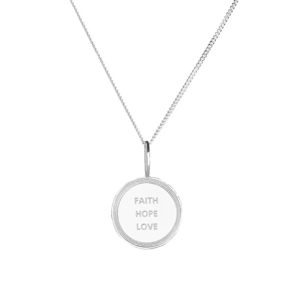FHL Coin Necklace Wreath Silver - Emma Israelsson - Schmuck im skandinavischen Design - Nordic Spectra