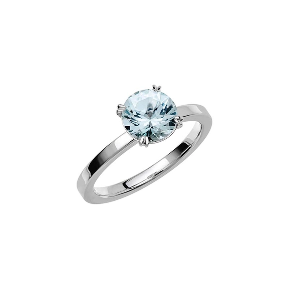 Fairytale 3 Aquamarine White Gold - Wedding & engagement rings - Schalins - Scandinavian design - Nordic Spectra