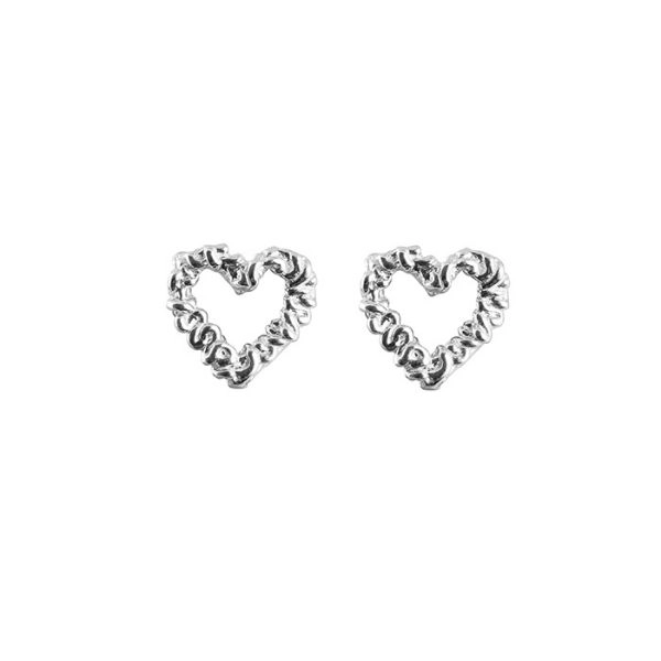 Emma Israelsson - Heart Earrings Silver