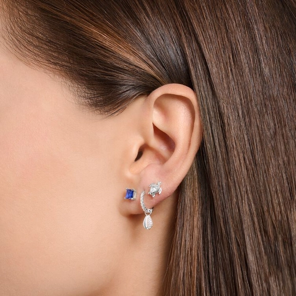 Pin Korvakoru Sininen - Thomas Sabo - Suuri valikoima & ilmainen lahjapaketointi - Nordicspectra.fi