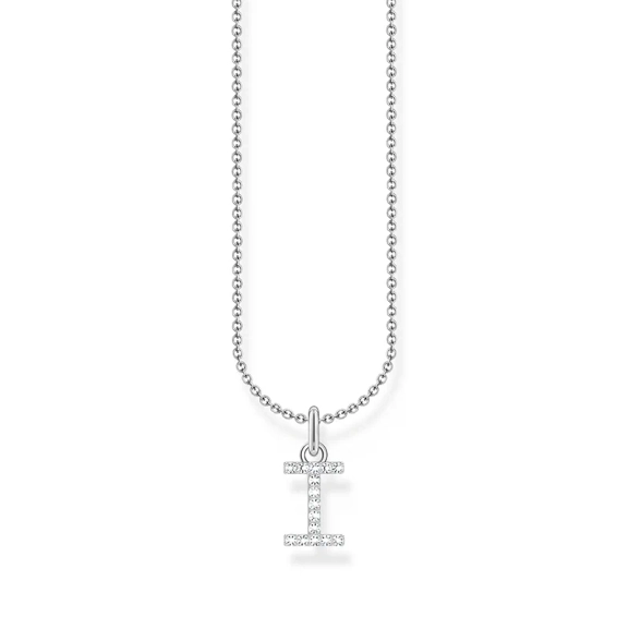 Glittrande Bokstavshalsband I - Thomas Sabo - Snabb leverans & paketinslagning - Nordic Spectra