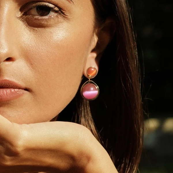 Summit Earrings S Pink Gold - Edblad - Snabb frakt & paketinslagning - Nordic Spectra