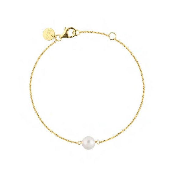Pearl Bracelet Gold - Sophie By Sophie - Snabb frakt & paketinslagning - Nordicspectra.se