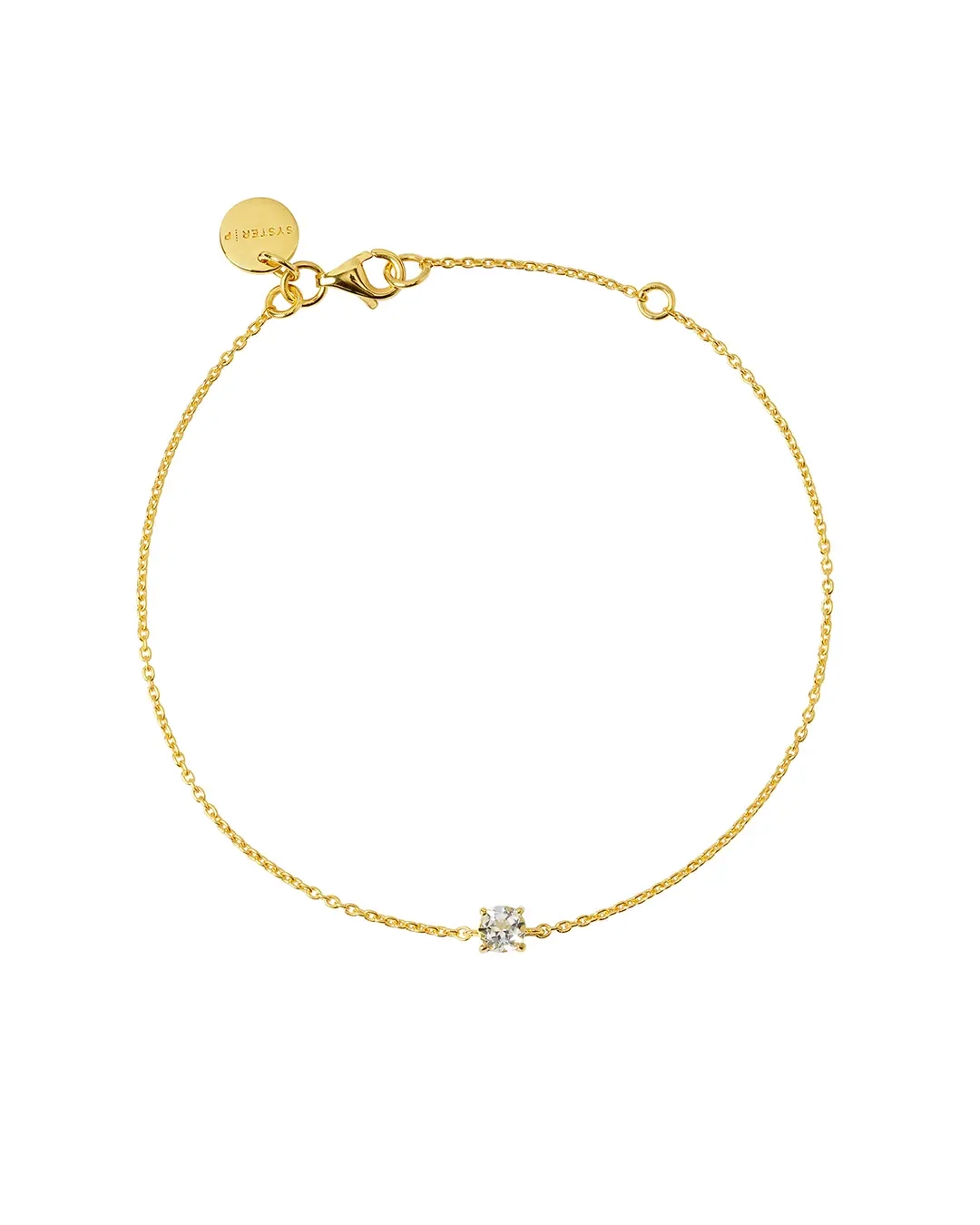 Minimalistica Solo Nova Bracelet Gold - Syster P - Snabb leverans & Gratis paketinslagning - Nordic Spectra