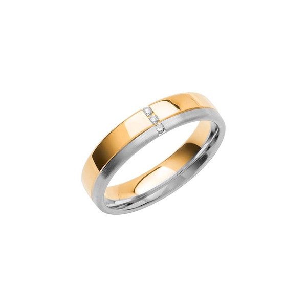 SR4006 Guld/Vitguld - Vigsel- & förlovningsringar - Schalins - Fri storleksändring* - Nordic Spectra