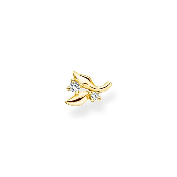 Pin Korvakoru Puun Lehti Kulta - Thomas Sabo - Suuri valikoima & ilmainen lahjapaketointi - Nordicspectra.fi