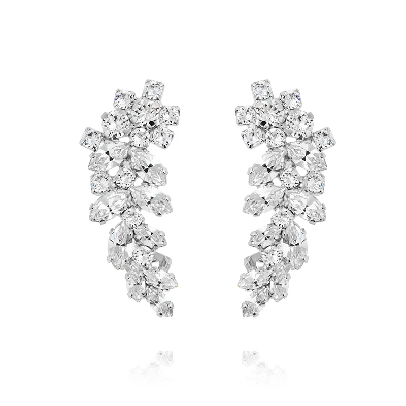 Caroline Svedbom - Stay Together Earrings Rhodium Crystal