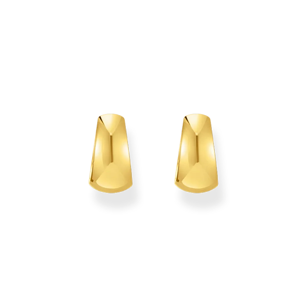 Klassiska Trapets Chuncky Örhängen Guld - Thomas Sabo - Snabb leverans & paketinslagning - Nordic Spectra