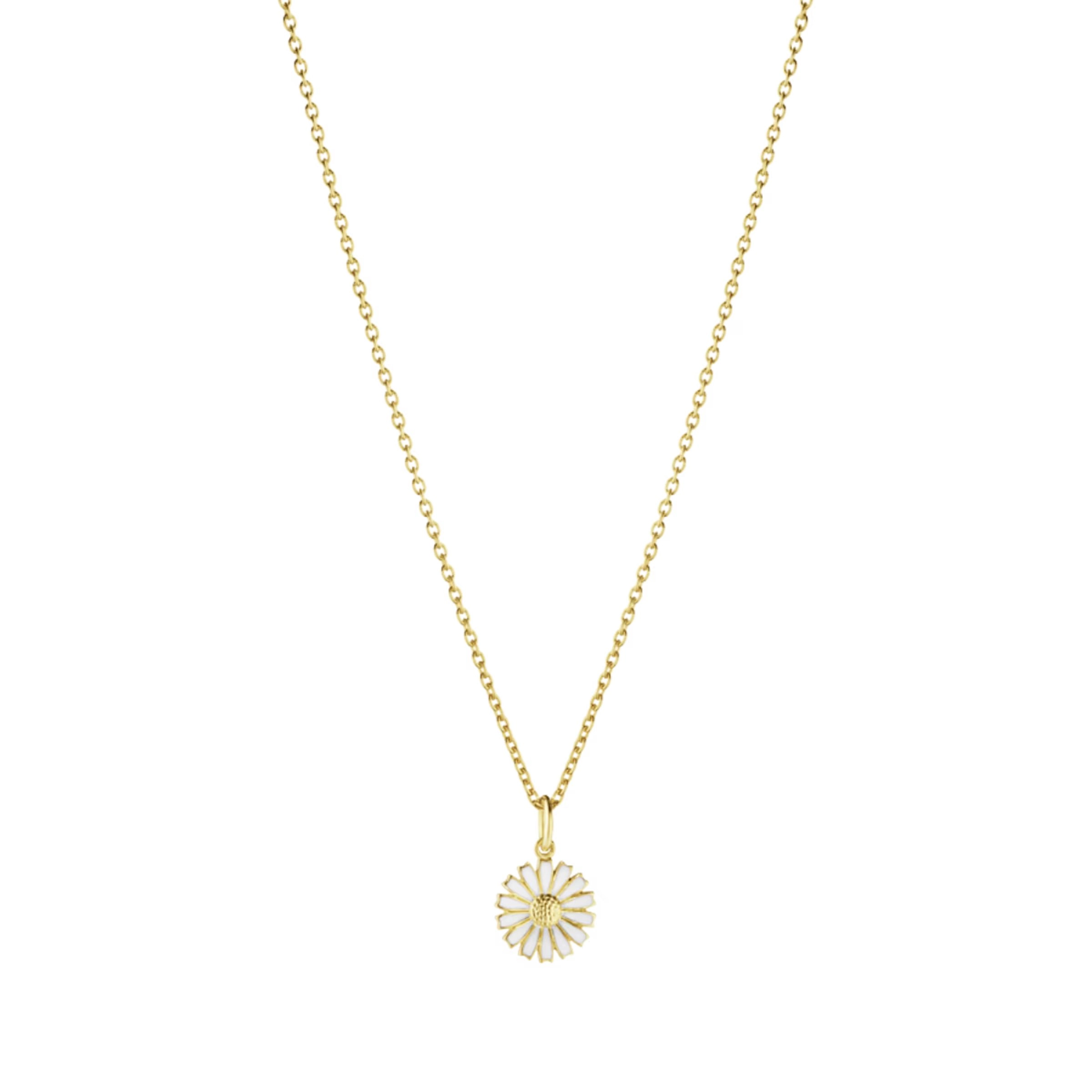 Georg Jensen - Daisy Vit Halsband ⌀ 11 mm Guld