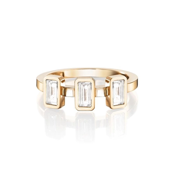 Baguette Wedding Ring 0.60 ct Gold - Efva Attling ringar - Snabb frakt & paketinslagning - Nordicspectra.se