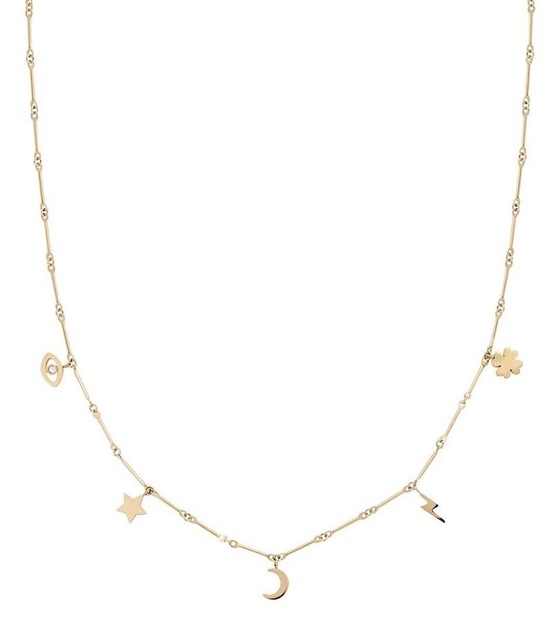 Charm Necklace Multi Gold - Edblad - Snabb frakt & paketinslagning - Nordicspectra.se