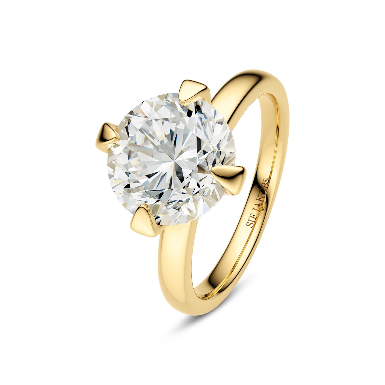 Venice Solitaire Altro Ring 14K Guld 3.00ct