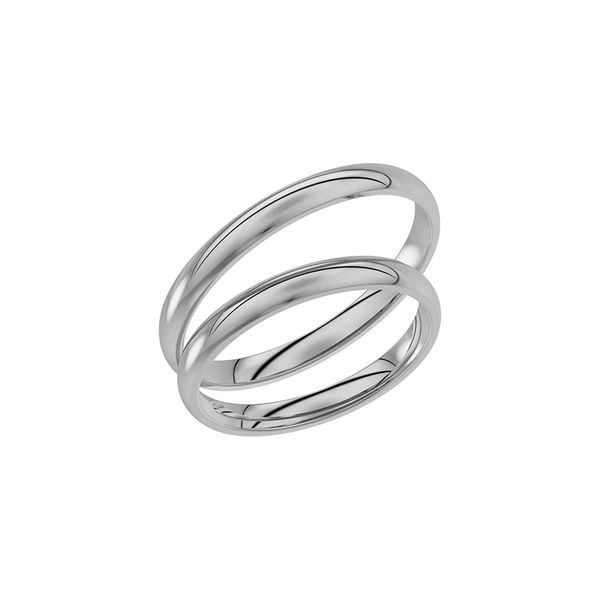 92-2.5 White Gold - Wedding & engagement rings - Schalins - Scandinavian design - Nordic Spectra