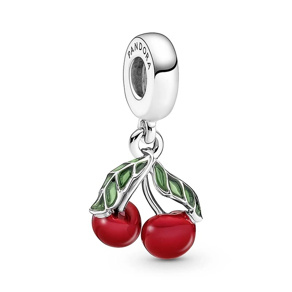 Asymmetrical Cherry Fruit Dangle Charm - PANDORA - Snabb frakt & paketinslagning - Nordicspectra.se