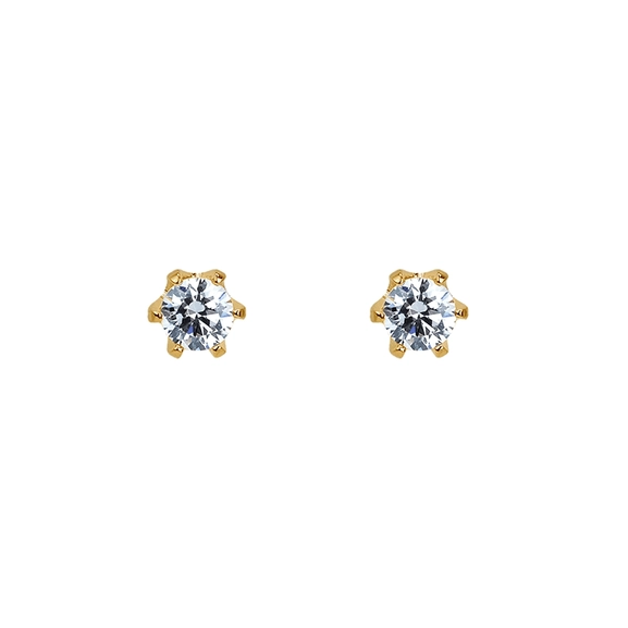 Princess Ear Pin 6 mm Gold - Emma Israelsson - Suuri valikoima & ilmainen lahjapaketointi - Nordicspectra.fi