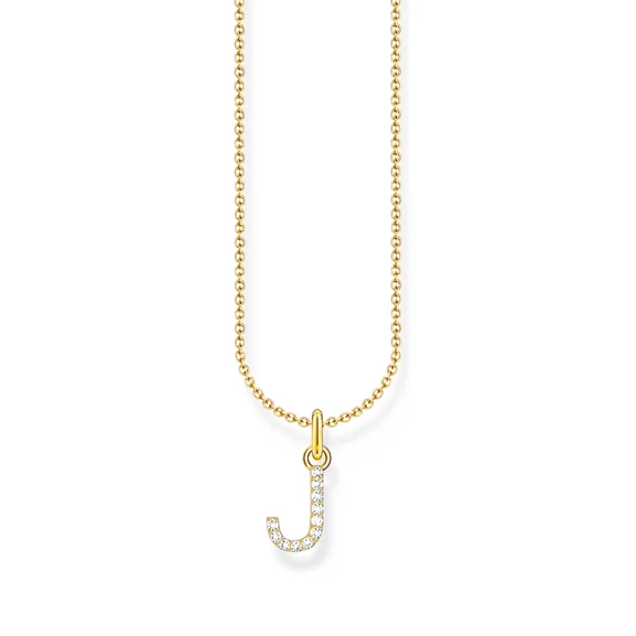 Kette mit Buchstaben-Anhänger J Gold - Thomas Sabo - Nordic Spectra