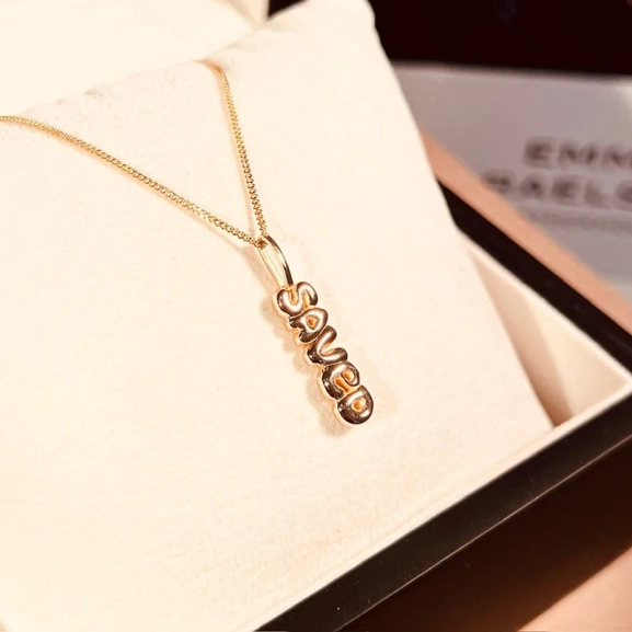 Saved Bubble Necklace Gold - Emma Israelsson - 1-2 dagars leverans &  gratis paketinslagning
