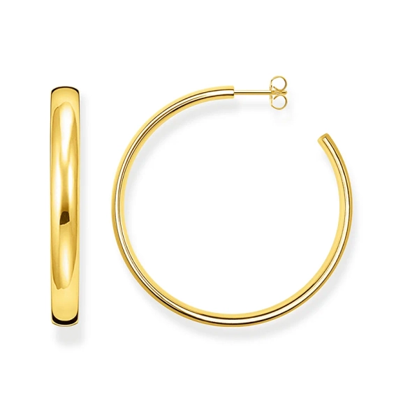 Creoler Raka Stora Guld - Thomas Sabo - Snabb leverans & paketinslagning - Nordic Spectra