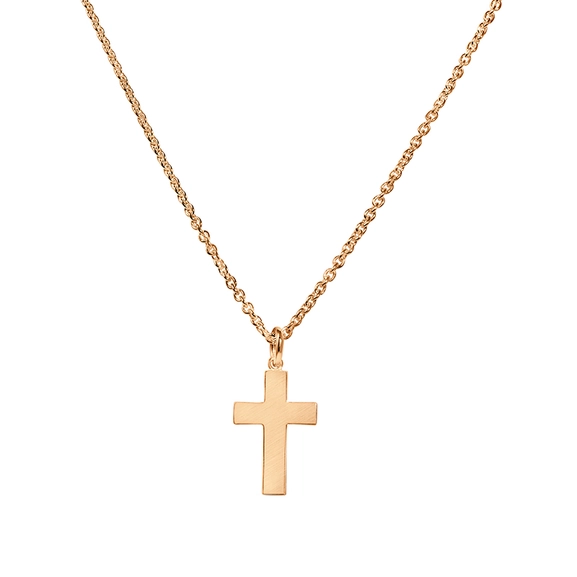 Classic Cross Necklace Gold - Nordic Spectra - Suuri valikoima & ilmainen lahjapaketointi - Nordicspectra.fi