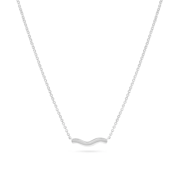 Ellera Waves Pianura Halsband i silver från Sif Jakobs
