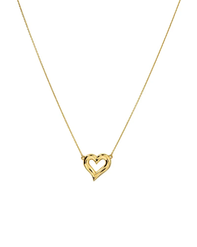 Puff Heart Necklace Gold - Syster P - Beliebter Schmuck für alle Gelegenheiten